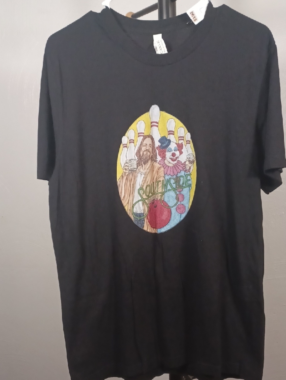 Southside Social Black Graphic Tee Suze Large